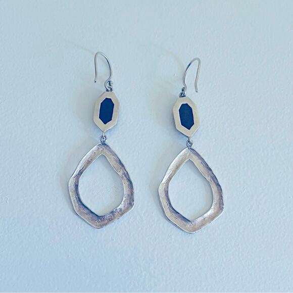 Silpada Sterling Silver Bring the Heat French Hooks Dangle Tear Drop Earrings - Picture 5 of 7